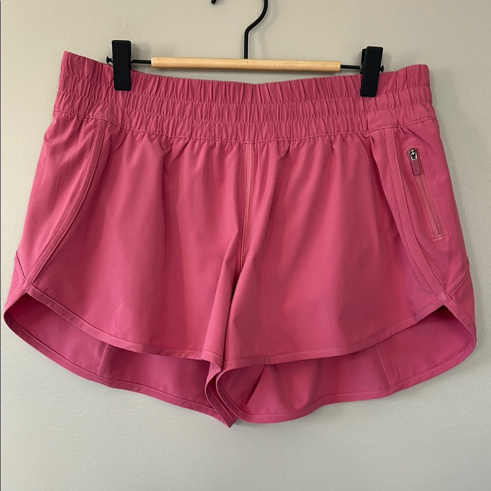 Lululemon Tracker Short V‎ 4” Lush Pink Size 12